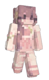 Medizinee's Minecraft skin wearing the Migrator cape