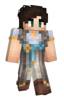 Front of PioThePie's skin