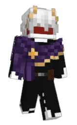 nico236's Minecraft skin wearing the Purple Heart cape