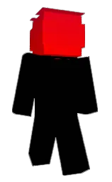 red and white Minecraft skin — Slim model