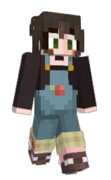 cocoa brown and thunder Minecraft skin — Slim model