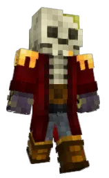 yellow orange and white Minecraft skin — Classic model