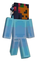 fountain blue and ship cove Minecraft skin — Classic model — first worn by Maks190