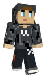 Kishomo's Minecraft skin wearing the Migrator cape