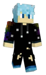 Rainbow_ApplePie's Minecraft skin wearing the Migrator cape