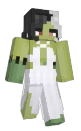gimblet and black Minecraft skin — Classic model — first worn by tayyest