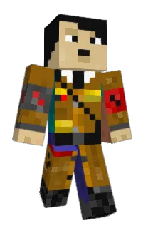 Front of Josegan's skin