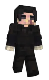 cod gray and cocoa brown Minecraft skin — Slim model — first worn by assassinrp