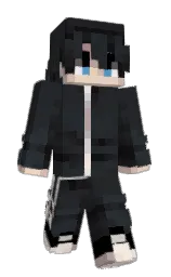 shark and woodsmoke Minecraft skin — Classic model — first worn by Z0NT3X