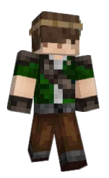 Yukio_Drawn's Minecraft skin wearing the Pan cape