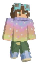 wistful and glade green Minecraft skin — Classic model — first worn by LimonRi