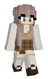honeyeve_'s Minecraft skin wearing the Aurora cape
