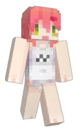 Lannest's Minecraft skin wearing the Purple Heart cape
