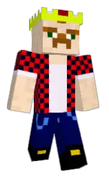 black russian and dairy cream Minecraft skin — Classic model — first worn by IoptaGrigoriy