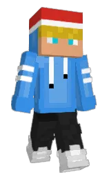 picton blue and cornflower blue Minecraft skin — Classic model — first worn by marqus2012