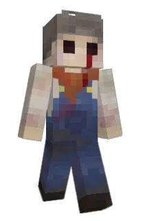 Front of Ritcheur's skin