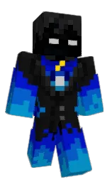 Risplinger's Minecraft skin wearing the Aurora cape