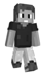 mine shaft and dusty gray Minecraft skin — Slim model
