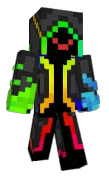 black and mine shaft Minecraft skin — Classic model