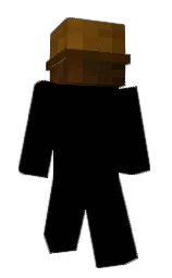 dark ebony and cafe royale Minecraft skin — Slim model — first worn by PrinceCR