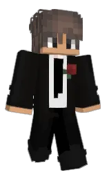 Elfyed's Minecraft skin wearing the 15th Anniversary cape