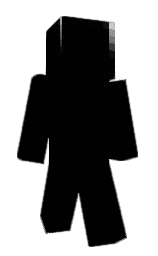 black and alto Minecraft skin — Slim model — first worn by CoastlineCrea