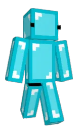 robin's egg blue and spray Minecraft skin — Classic model