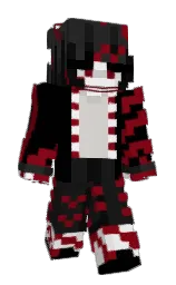 black and monarch Minecraft skin — Classic model