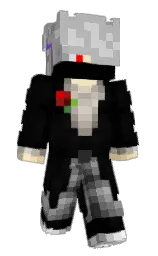 cod gray and black Minecraft skin — Slim model