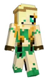 beeswax and mountain meadow Minecraft skin — Slim model