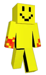 lemon and scarlet Minecraft skin — Classic model — first worn by GodoDestruction