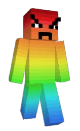harlequin and totem pole Minecraft skin — Slim model — first worn by thegoonlord67