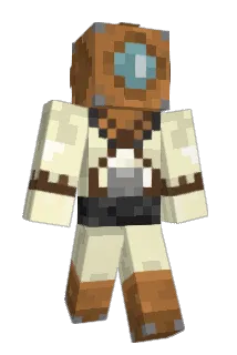 faceking Minecraft avatar full body