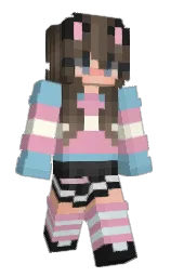 Pluton06's Minecraft skin wearing the Cherry Blossom cape