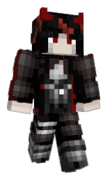 DeeathGrimm's Minecraft skin wearing the Migrator cape