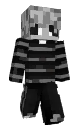 gray nickel and dove gray Minecraft skin — Slim model