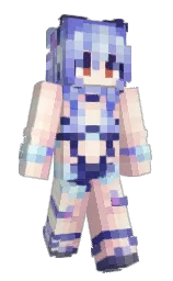 orange white and half spanish white Minecraft skin — Slim model