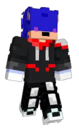 shark and persian blue Minecraft skin — Classic model — first worn by MCSoniczin31_