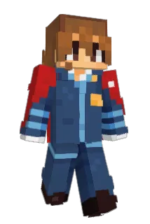 fatmaxxing Minecraft avatar full body