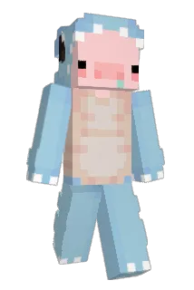 fattened Minecraft avatar full body
