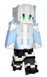 pikahaha's Minecraft skin wearing the Pan cape
