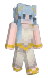 cinderella and wafer Minecraft skin — Slim model — first worn by nettleflow