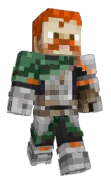 Gaptized's Minecraft skin wearing the Migrator cape