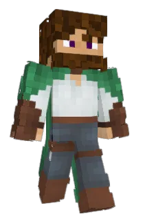 Front of Hexron's skin