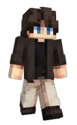 cocoa brown and woody brown Minecraft skin — Slim model
