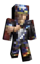 black and deep fir Minecraft skin — Classic model — first worn by DogsOfWar77