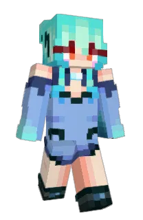 Front of glaint's skin