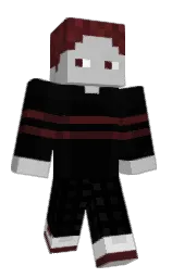 Pizza20122's Minecraft skin wearing the Menace cape