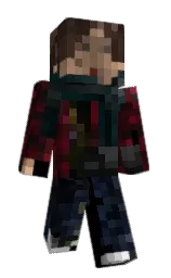 1h2XL's Minecraft skin wearing the Pan cape