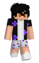 Zuvi's Minecraft skin wearing the Minecraft Experience cape